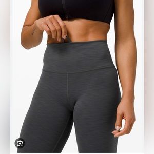 Heathered Graphite Lululemon Wunder Train “23